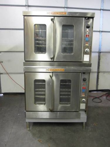 Montague full-size bakery depth electric double deck convection ovens ek15a for sale
