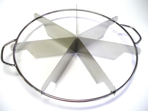 1 pc commerical stainless steel 7 portion pie cutter 10&#034; in diameter new for sale