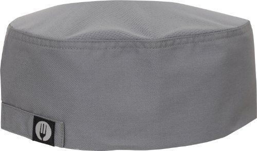 Chef works dfcv-gry cool vent skull cap beanie  gray for sale