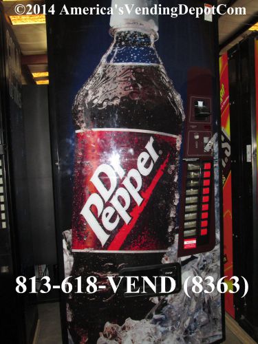 Dr. pepper dixie narco 600e can &amp; bottle soda vending machine ~ 30 day warranty! for sale