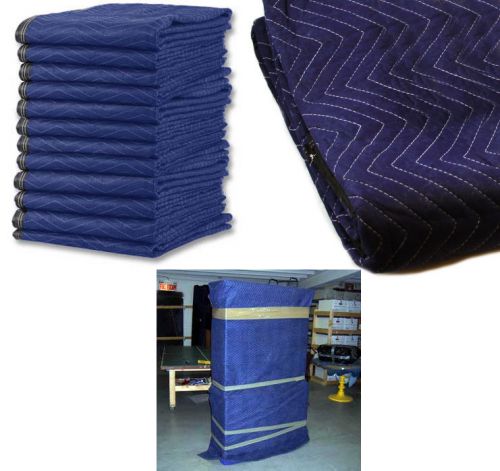 Lot 8 Heavy Duty Moving Blankets Padded Furniture Moving Pads Protection 65LBS