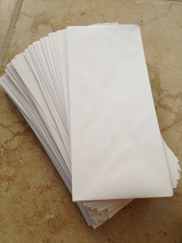 100 white business envelopes