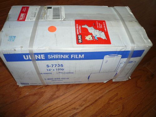 ULINE PVC SHRINK FILM S-7735 16X1500&#039; 100 GAUGE