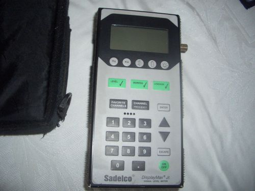 sadelco displaymax jr CATV television Reader Scanner Signal Tester with Case
