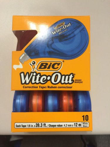 Bic Wite-Out Correction Tape, 7 Brand New Rolls
