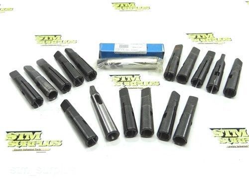 LOT OF 17 2MT DRILL SLEEVES FITS 1MT