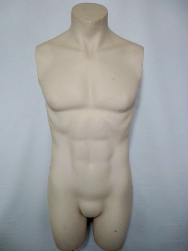 Store Display Heavy Quality Male Man Long Torso Mannequin Half Body Marked Mondo