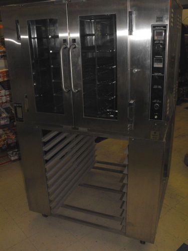 Doyon jet air ca-6 single deck electric convection oven w/stand &amp; manual for sale