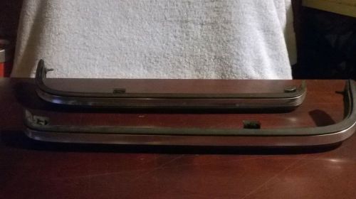 82 Mercedes W123 230E Pair of (Below taillight) Moulding Chrome/Black