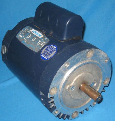 Leeson general purpose single phase electric motor 1 hp, 1725 rpm 115/230 vac for sale