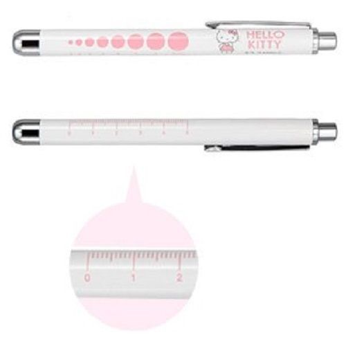 SANRIO Hello Kitty soft LED penlight with pupillometer for nurse JAPAN