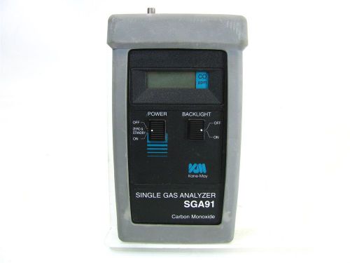 Kane-May SGA91 Carbon Monoxide Tester Single Gas Analyzer *No Batt/Cover*
