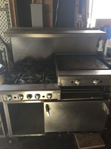Imperial 49&#034; gas residential range idr-4-rg24 for sale