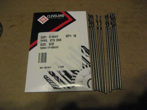 Cleveland twist 3/32x4 torch tip drill (aa4612-24) for sale