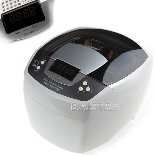 Dental  150 Watt 2000ML Digital Ultrasonic Cleaner CD-4810 w/Heater