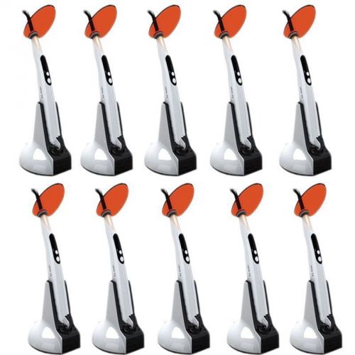 2015NEW 10 SET Dental Wireless Cordless LED Curing Light 100% Delivery from USA