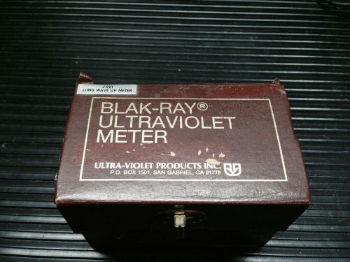 BLAK-RAY ULTRAVIOLET METER