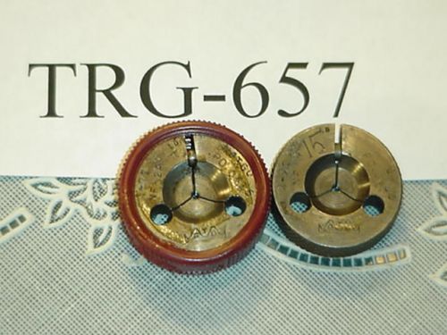 Thread Ring Gage Set 1-72 NO &amp; NOGO TRG-657