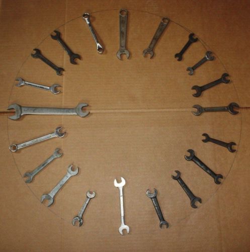 Lot of 20 Vintage Wrenches Bonney, Hazet, Vlchek, Gedore, Kowa,Craftsman, Auto K