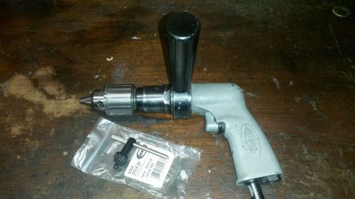 Sioux Tools 1449HPO 1/2&#034;, 450 RPM Pistol Grip Air Drill + Jacobs Chuck