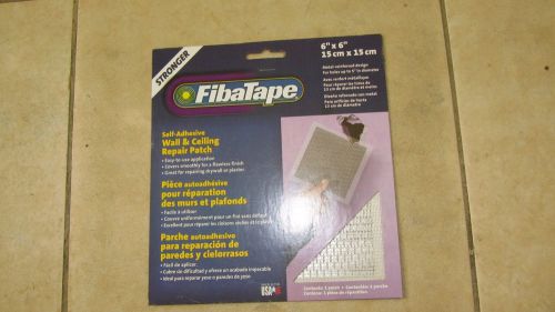 FibaTape, self adhesive Wall and Ceiling Repair Patch, 6&#034;x6&#034; - set of 4