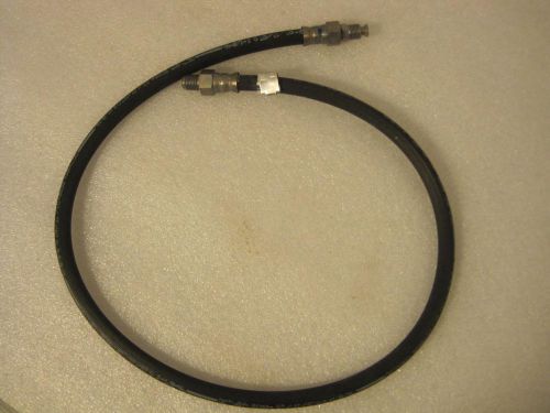 2057 rubber hydarulic hose 1/8&#034; id 34&#034; long w/ fittings dot-gy-5056-07 new for sale
