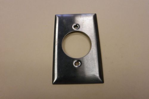 Hubbell type 302 new stainless steel wall plates (qty 4) for sale