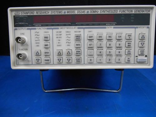 SRS Stanford Research Systems DS345 30MHz Synthesized Function Generator TESTED