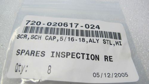 Lam research 720-020617-024 inspection plate screws hex pack of 8 ea. for sale