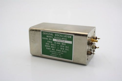 HP 0960-0151, FCP PCOXO-HP02, 10.000 MHz 20v OSC 30v Crystal Oscillator