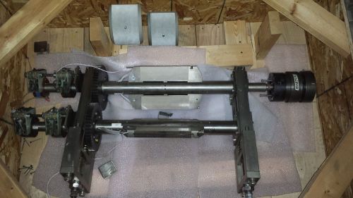 Sealing jaws for fmc flow wrapper, dual rotary system, 1in wide by 7in long for sale