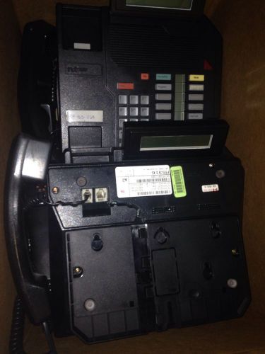 Lot Of 8 Nortel / Meridian M5316 Business Telephone Display  Black NT4X42CA