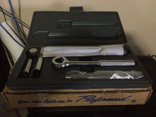 Preformed line products torque wrench kit200in/lb ratchet 7/16 1/2 extension new for sale