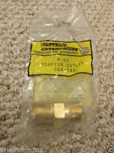 Western Enterprises CGA540 Adaptor Outlet B-52