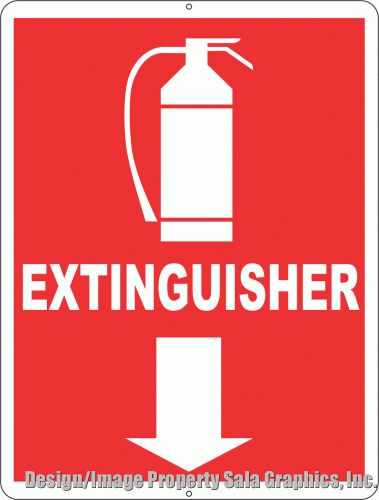 Fire Extinguisher Sign. Inform of Location of Extinguishers at Business &amp; More