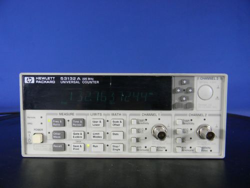 Agilent 53132A Universal Frequency Counter w/ OPT.  30 Day Warranty