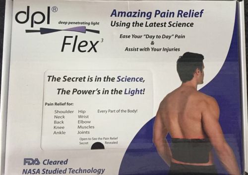 NEW DPL Flex Pad LED Light Therapy Pad Pain Relief System Wrap