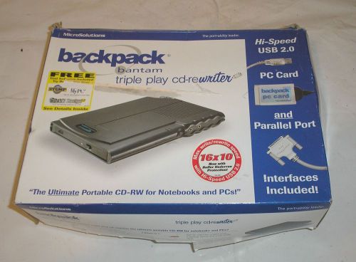 Bantam Backpack 186100 CD Rewriter