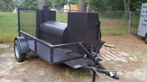 Pro Pit Master Mobile BBQ Catering Business Smoker Grill Trailer Food Cart Truck