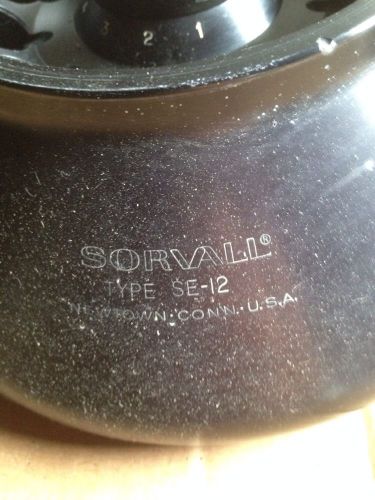 Sorvall SE12 Rotor with Cover Assembly