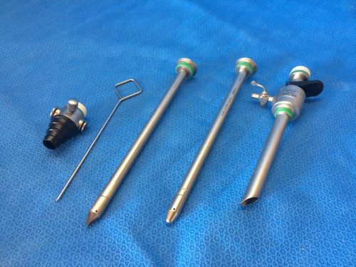 Karl storz 30103 P Trocar, 30103 A Blunt Trocar 30103 M1 cannula and 30103 C3