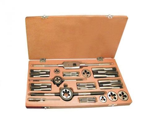 TAP AND DIE SET 1/4 TO 3/4 BRITISH STANDARD WHITWORTH BOXED COMPLETE - BSW