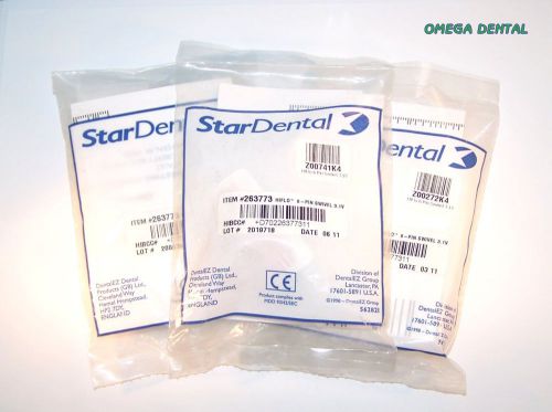 Star dental 6 pin fiber optics hiflo swivel coupler, ref 263773, omega dental for sale