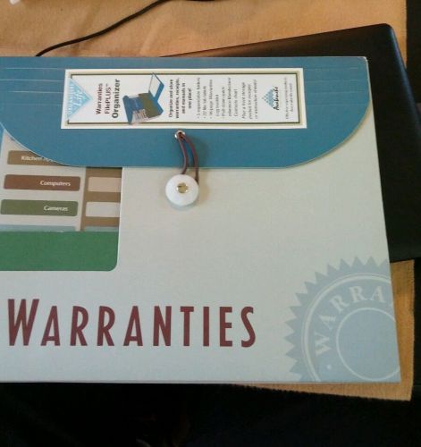 File folder/organizer for Warranties NWOT