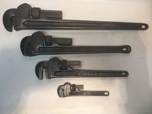 Vintage RIDGID Pipe Wrenches - Assortment of Sizes ~ 8&#034; 14&#034; 18&#034; 24&#034;