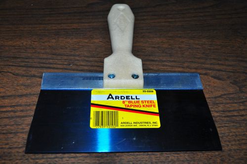 Ardell 5508 Blue Steel Taping Knife, Dry wall taping knife 8&#034;x3&#034; Made in USA