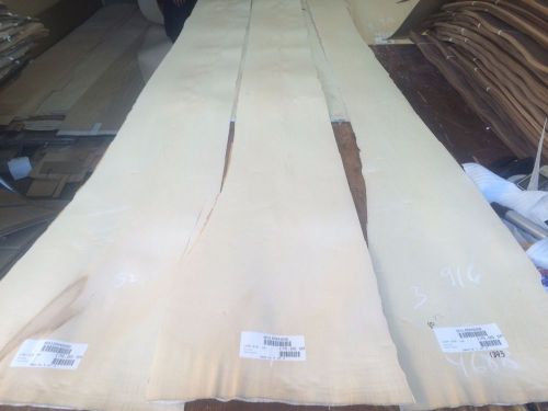 Wood Maple   Veneer  114x7,10,11,  total 3pcs RAW VENEER  1/46 N916.