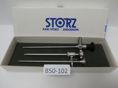 Storz 7230 BA Arthroscope Scope 4mm,30°&amp; 28136 S High Flow Sheath &amp;Obturator