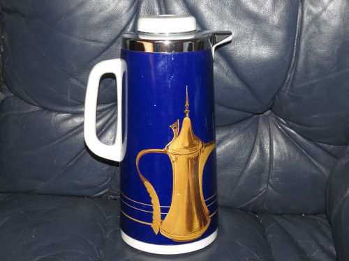 W5 vintage peacock 1.3 liter vacuum bottle coffee pot made in japan for sale