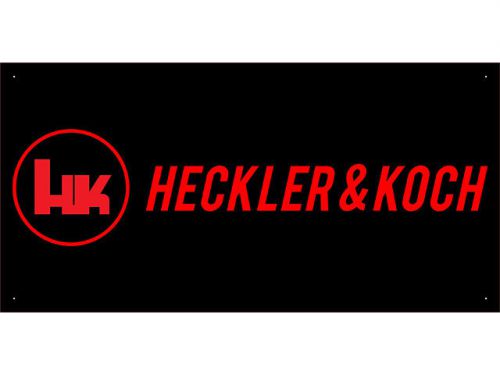 Advertising Display Banner for Heckler and Koch Dealer Arm Gun Shop